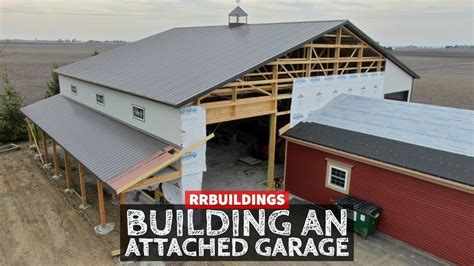 attaching metal building to existing house|can you attach a metal building.